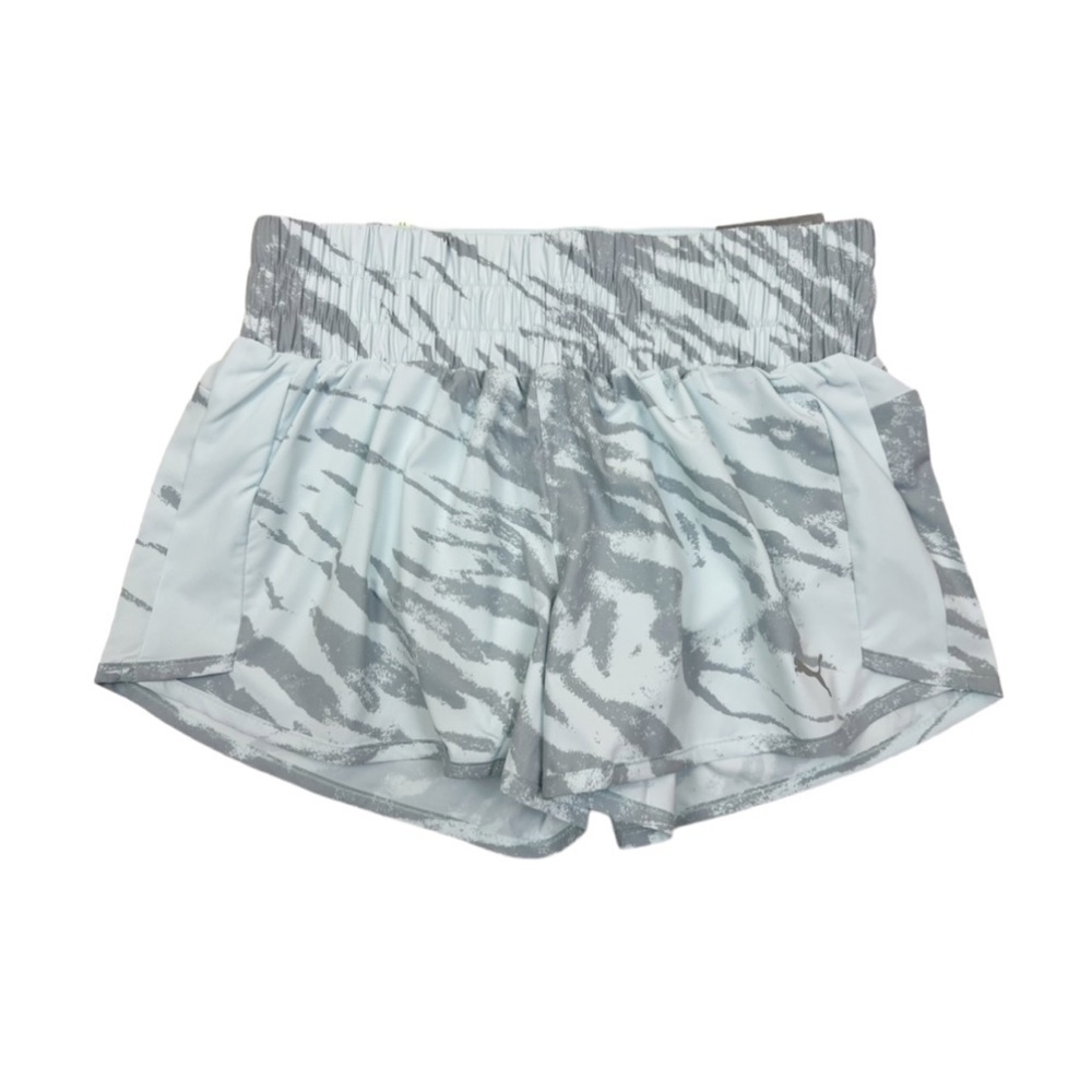 Puma Ultraweave S 3” Running Shorts With Attached Brief Light Blue Gray XS